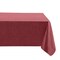 Threadmade Home Monterey Linen Texture Vinyl Indoor/Outdoor Tablecloth, Brick - 60"W x 120"L